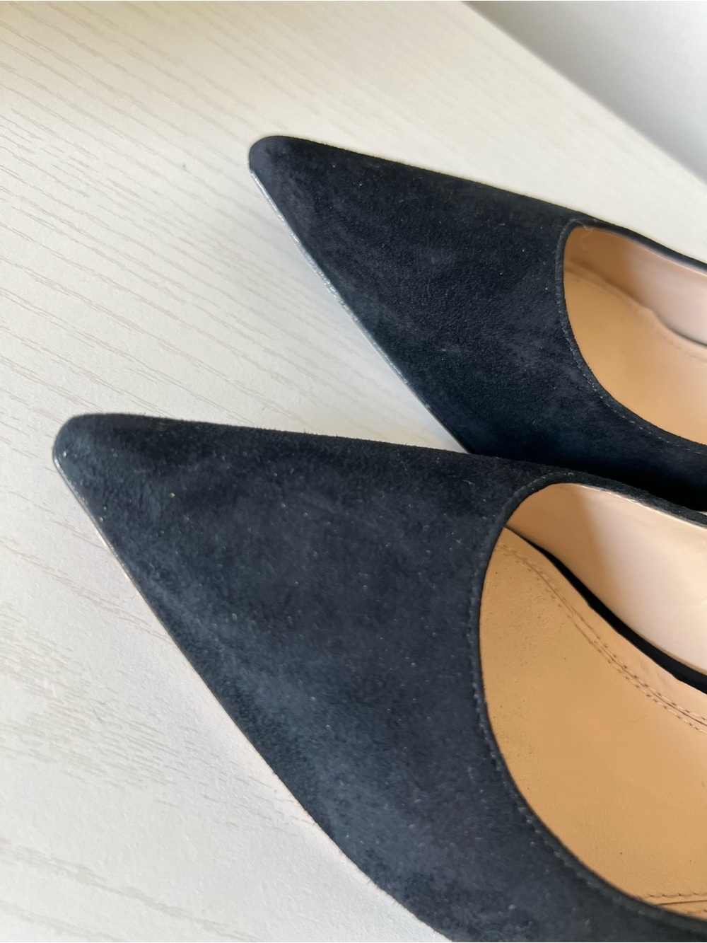 Marc Fisher LTD Zala Black Suede Pointed Toe Pumps 7.5 - Picture 8 of 11